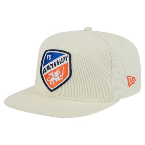Men's New Era  Cream FC Cincinnati 2025 Kickoff Snapback Golfer Hat