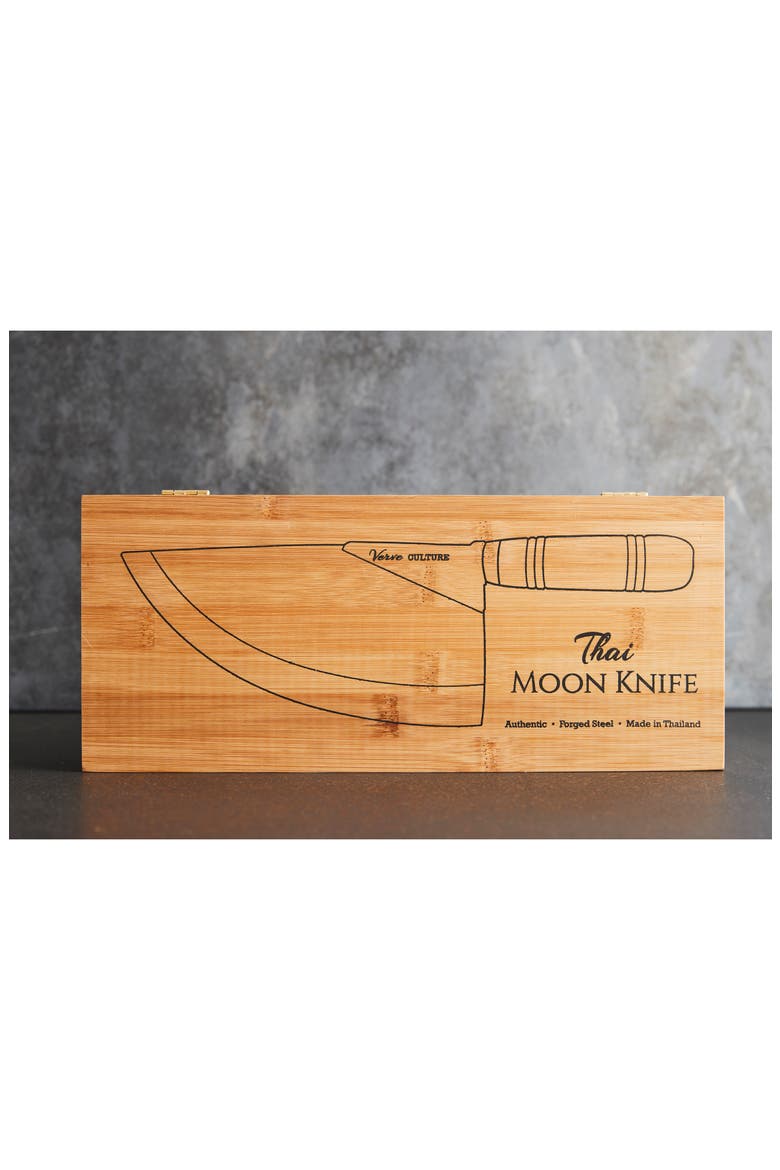 Thai Moon Knife, Alternate, color, BROWN