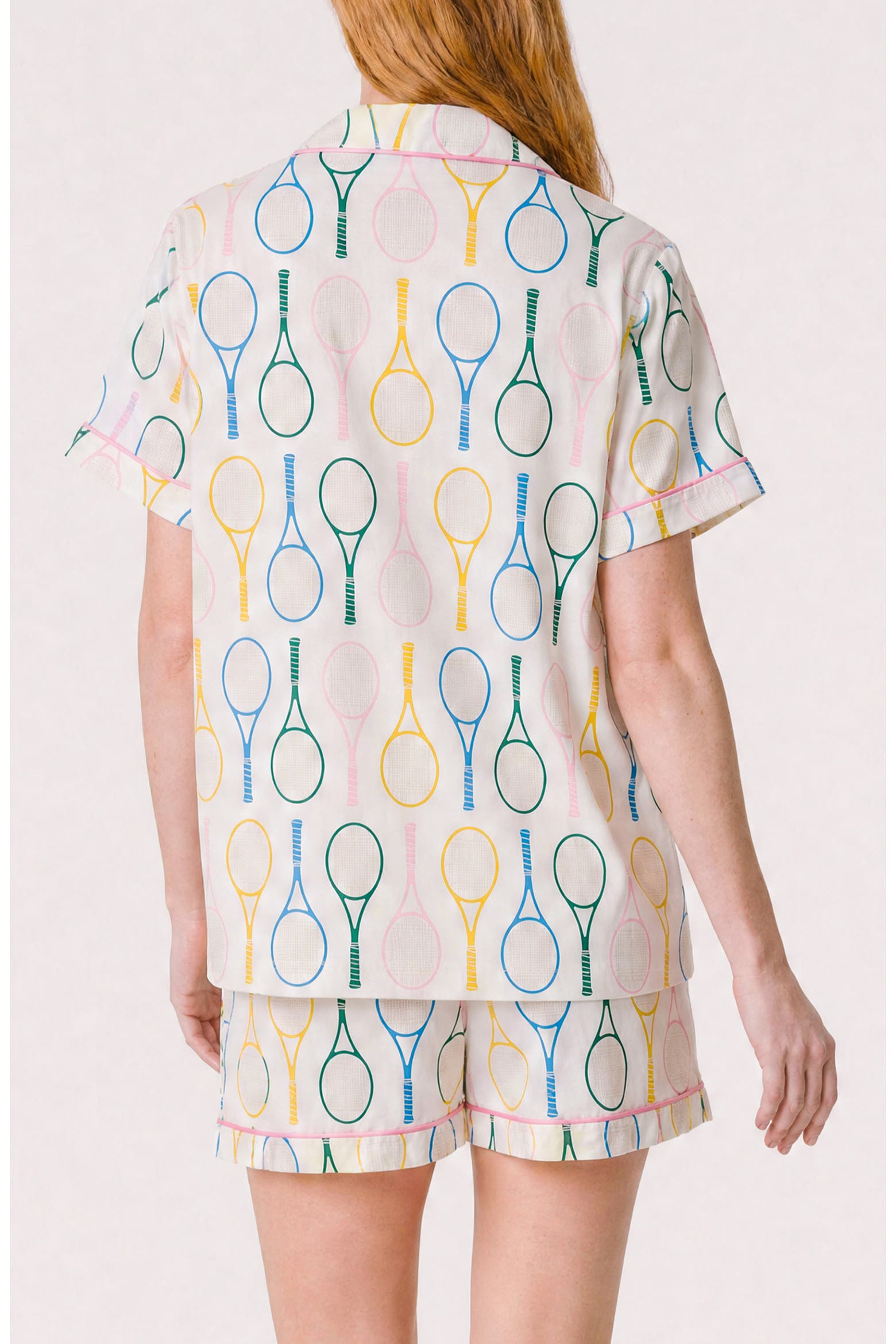 Katie Kime Tennis Time Pajamas Short Set (Women) | Nordstromrack