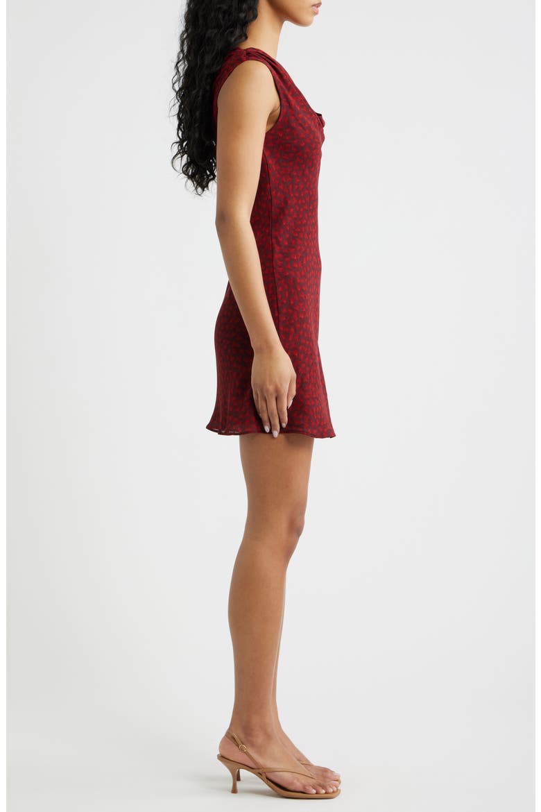 Kristine Floral Sleeveless Georgette Minidress, Alternate, color, NICOLE