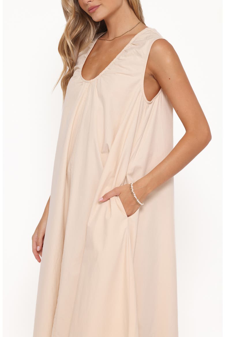 Laurita Cotton Maxi Dress, Alternate, color, OATMEAL