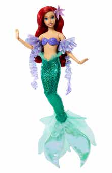 Sparkling Princess Series Mermaid Ariel Fashion Doll with Removable Tail & Sleeves
