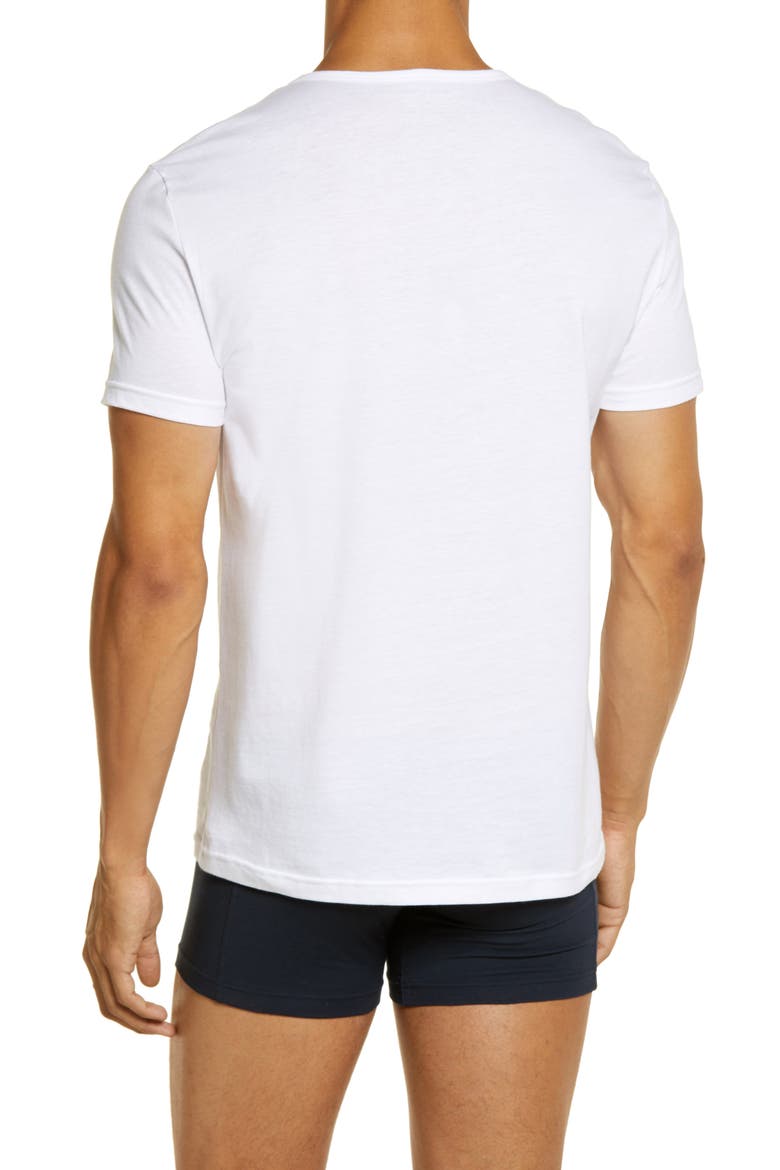 Men's 3-Pack Cotton Crewneck T-Shirts, Alternate, color, WHITE/ WHITE/ WHITE