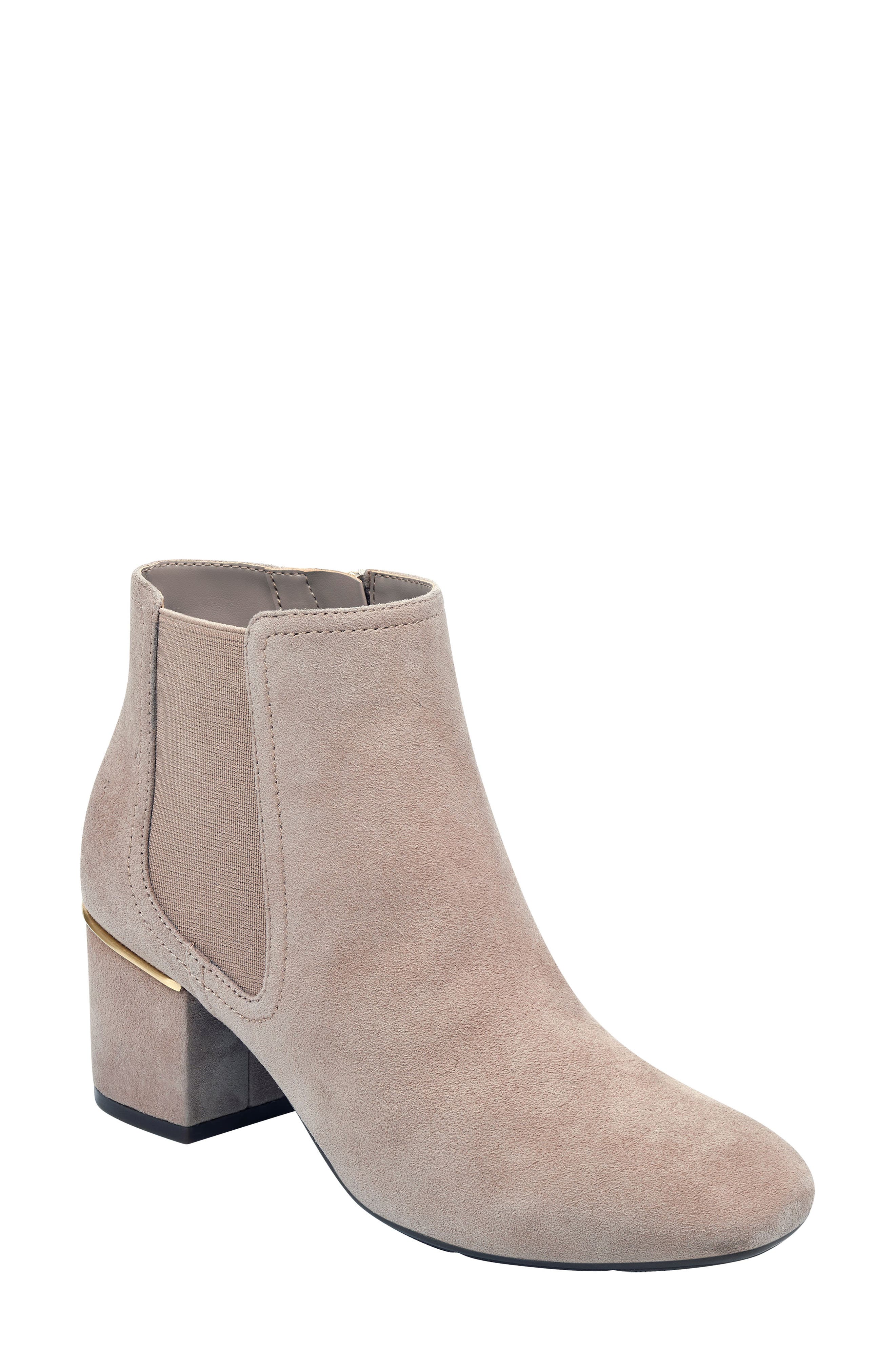 Nadia Bootie, Main, color, TAUPE LEATHER