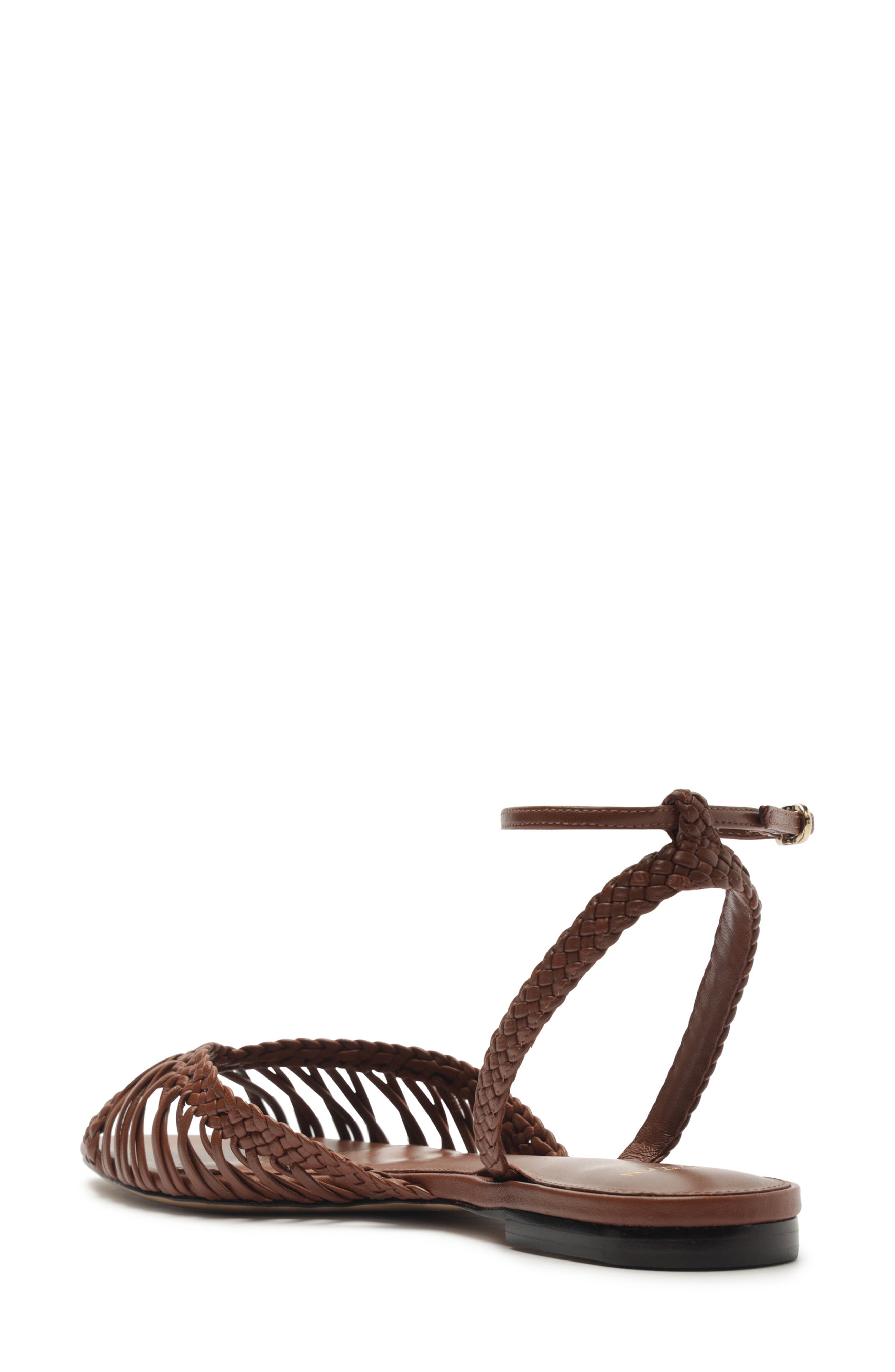 Alexandre Birman Agatha Ankle Strap Sandal, Alternate, color, Chocolate Fondue