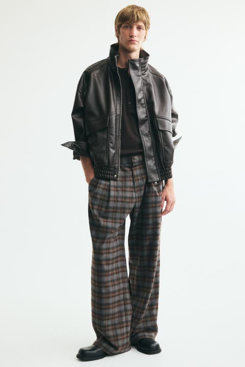 Oversized Wide-leg Tailored Pants