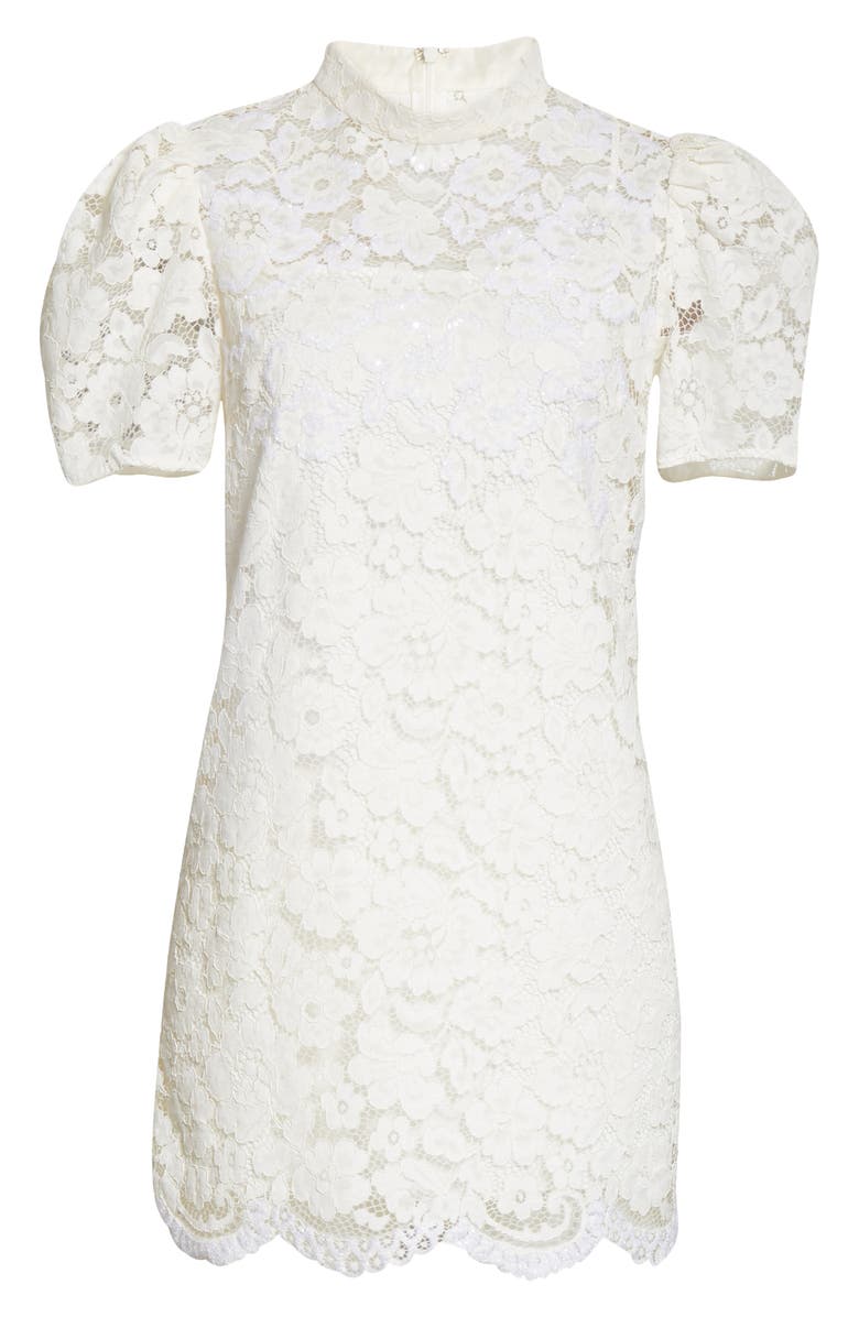 The Marc Jacobs The Shift Lace Minidress, Alternate, color, 