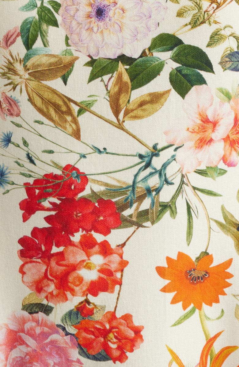 Julia Jordan Floral Midi Sundress, Alternate, color, Ivory Multi