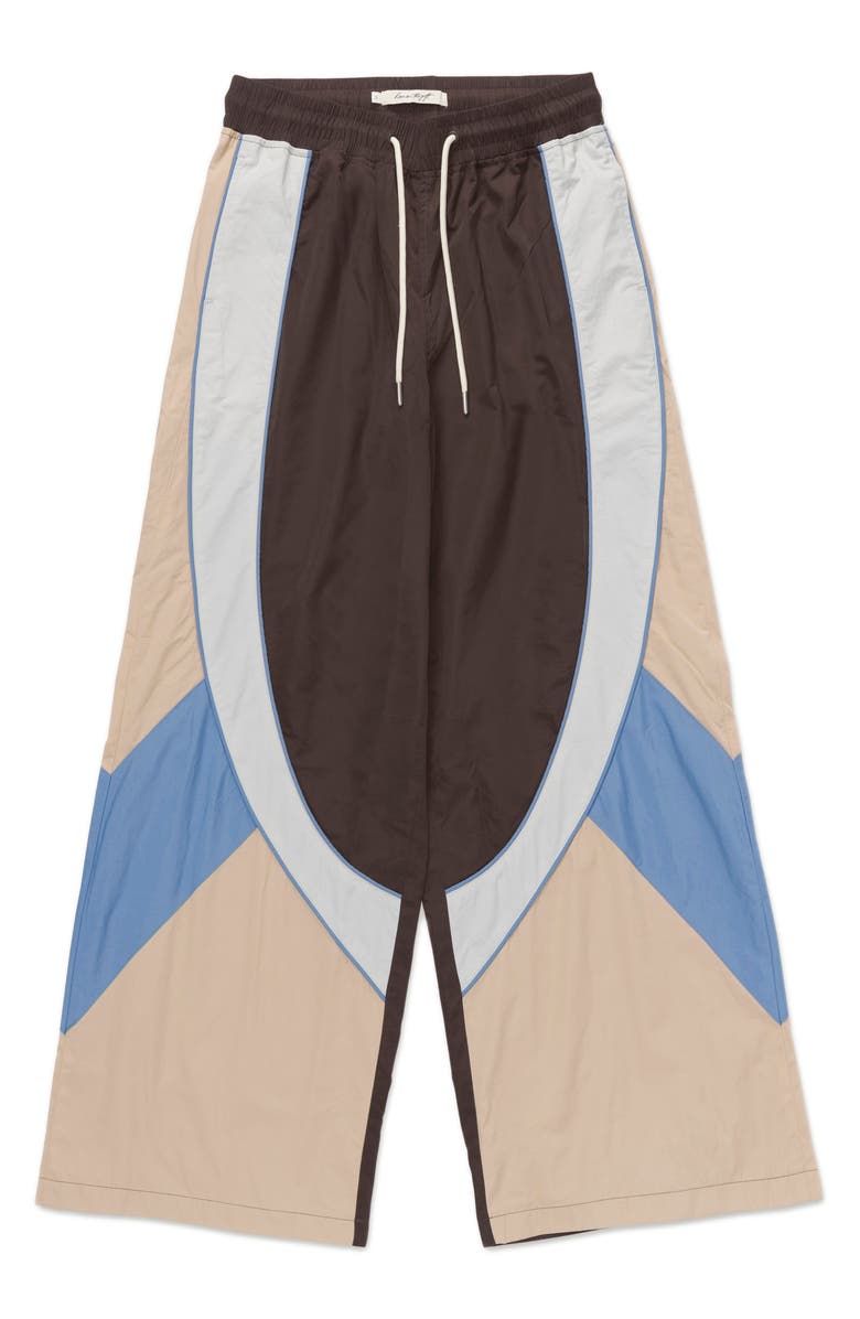 HONOR THE GIFT Colorblock Wide Leg Drawstring Pants, Main, color,