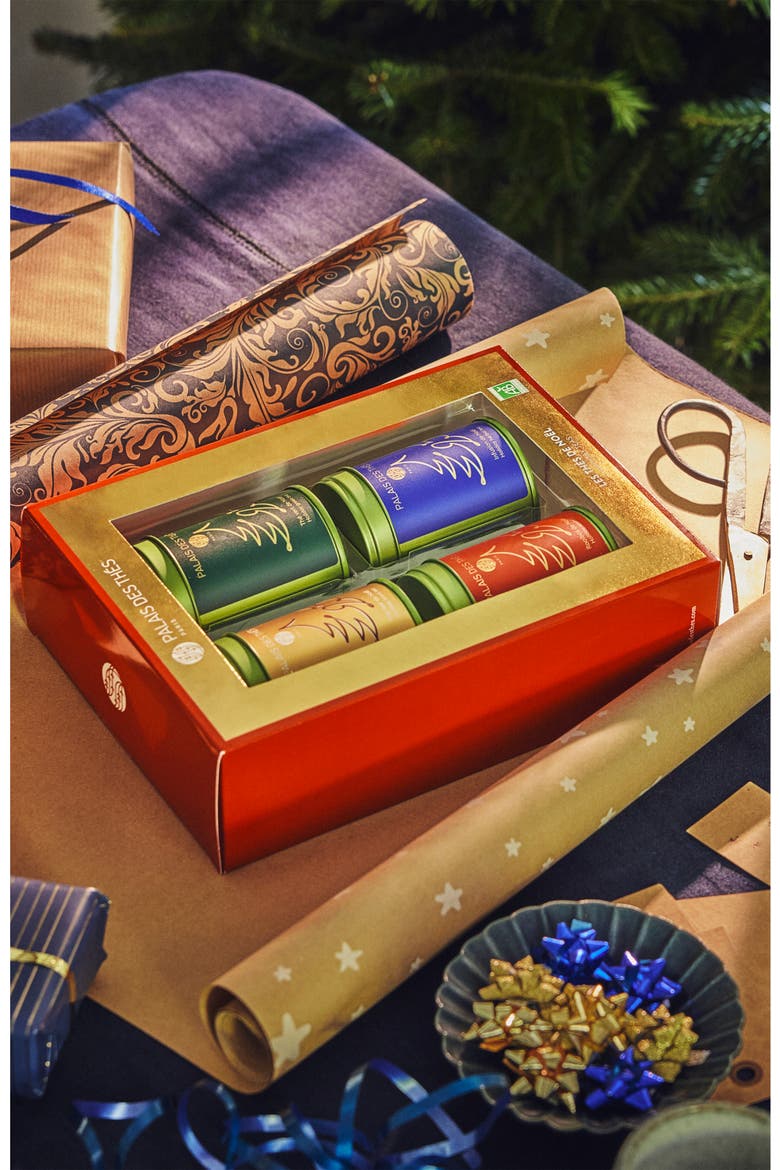 Les Thés de Noël Assorted Loose Tea Gift Set, Alternate, color, MULITCOLOR