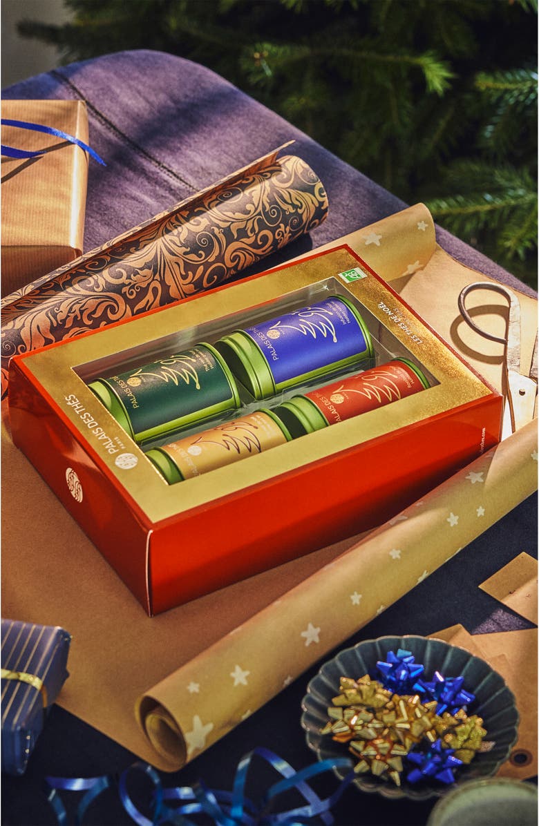 Palais des Thés Les Thés de Noël Assorted Loose Tea Gift Set, Alternate, color, Mulitcolor