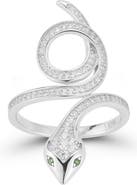 GLAZE JEWELRY Cubic Zirconia Snake Ring