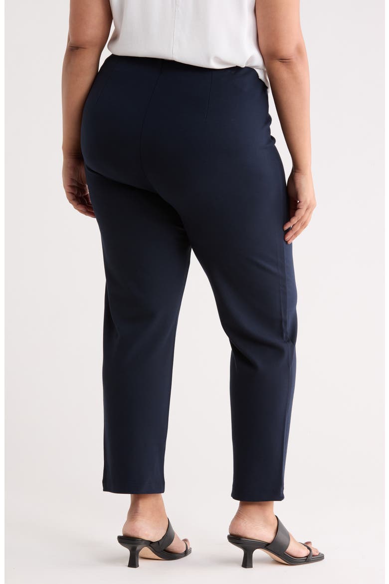 Pull-On Ponte Ankle Pants, Alternate, color, NIGHTLIFE