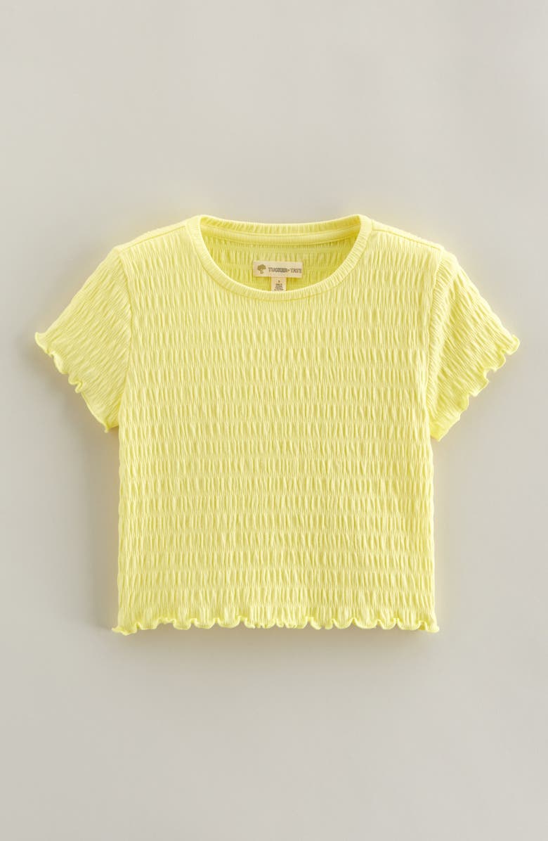 Tucker + Tate Kids' Pucker Knit T-Shirt, Main, color, Yellow Light