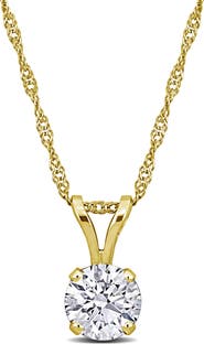 Julianna B. Certified Lab-Grown Diamond Solitaire Necklace 14k