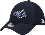 New Era Men's New Era Navy Washington Capitals Logo 39THIRTY Flex Hat