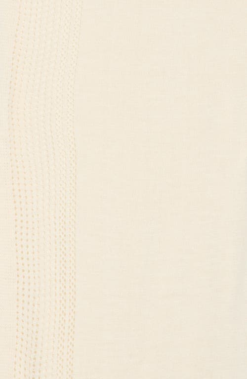 Vince Camuto Open Stitch Scarf In Neutral