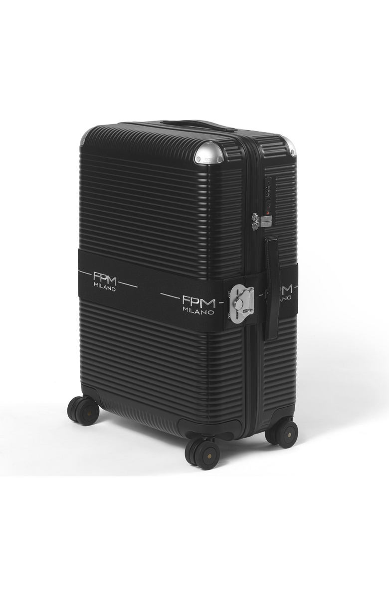 FPM - Fabbrica Pelletterie Milano - US Bank Zip Deluxe Spinner 68 Luggage, Main, color, Eclipse Black