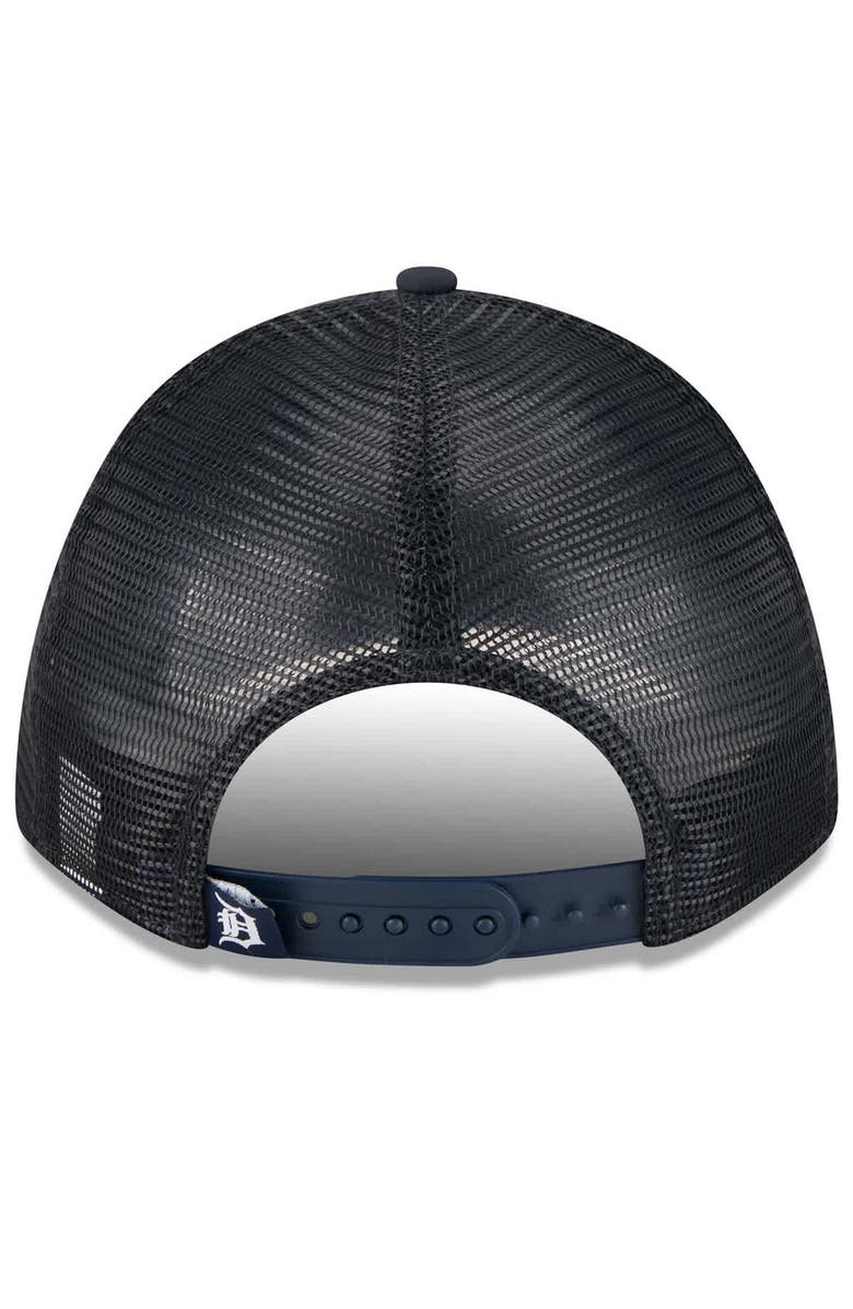 New Era Men's New Era Navy Detroit Tigers Minimalist 9FORTY A-Frame Adjustable Hat, Alternate, color, Navy