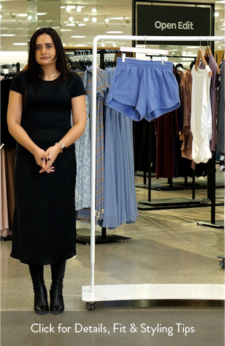 Kylie Cotton Fleece Sweat Shorts, sales video thumbnail