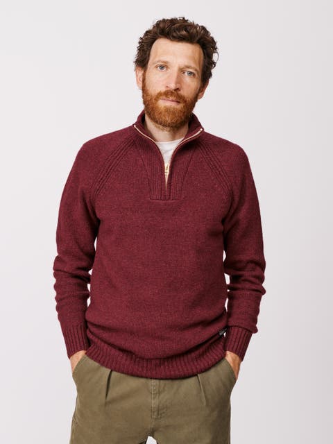 Pelham Zip Neck Sweater