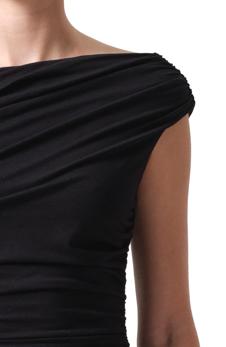 AGOLDE Hilma Twist One-Shoulder Bodysuit, Alternate, color, 