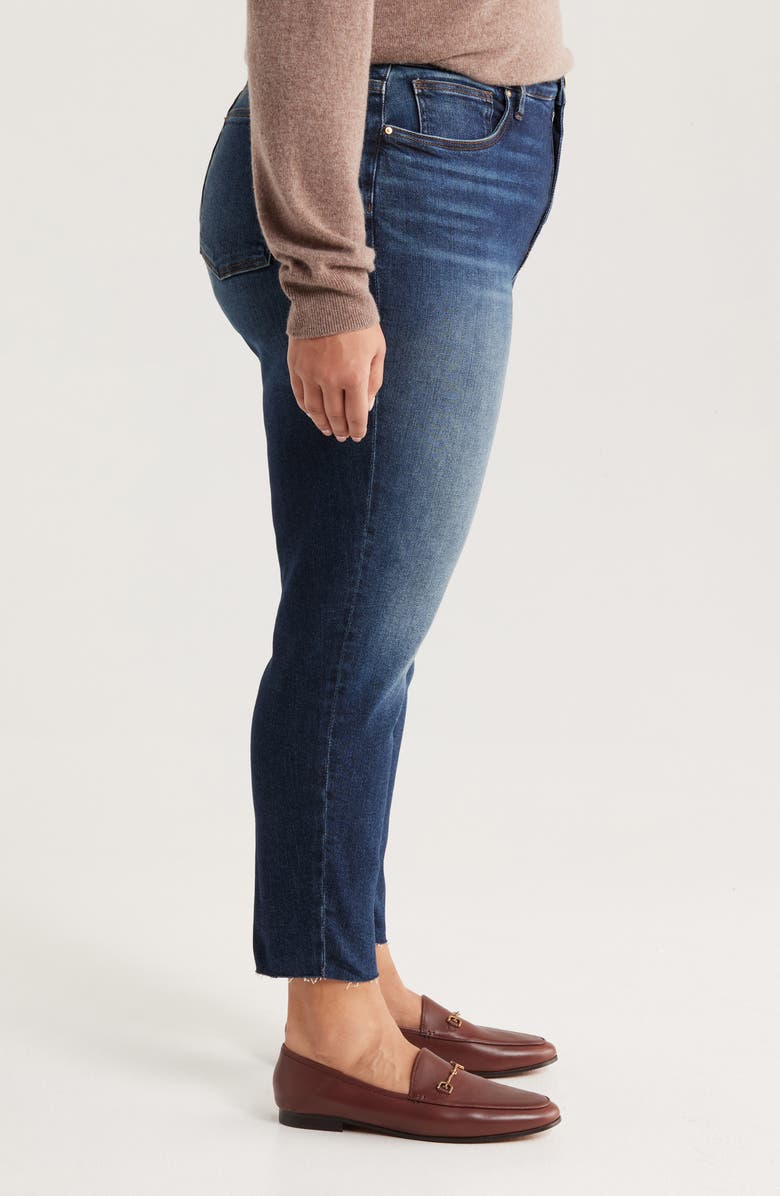 KUT from the Kloth Rachael Fab Ab High Waist Crop Mom Jeans, Alternate, color, Peerless