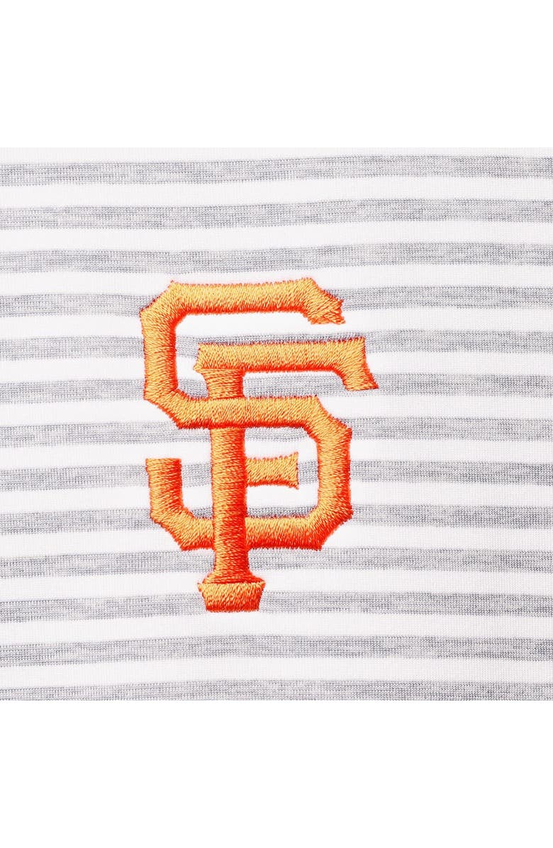 vineyard vines Men's Vineyard Vines Gray San Francisco Giants Heathered Winstead Sankaty Polo, Alternate, color, 