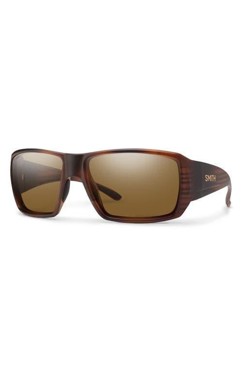 Smith Guide's Choice 58mm Chromapop™ Polarized Wraparound Sunglasses In Tortoise/chromapop Brown