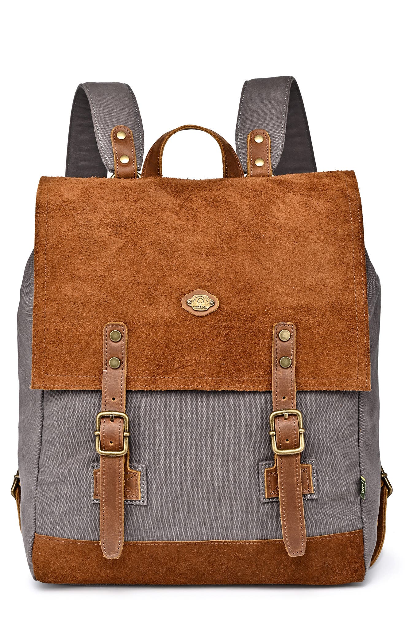 THE SAME DIRECTION Valley Oak Canvas Backpack, Main, color, 