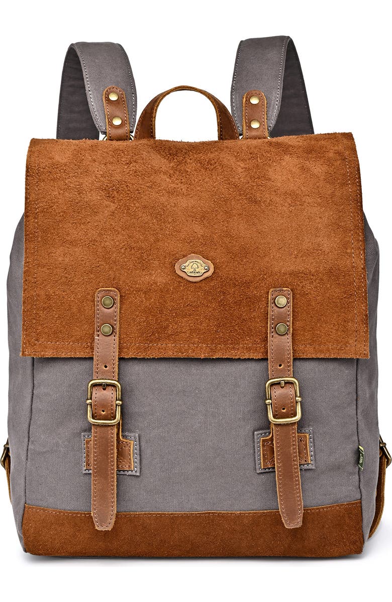 THE SAME DIRECTION Valley Oak Canvas Backpack, Main, color,