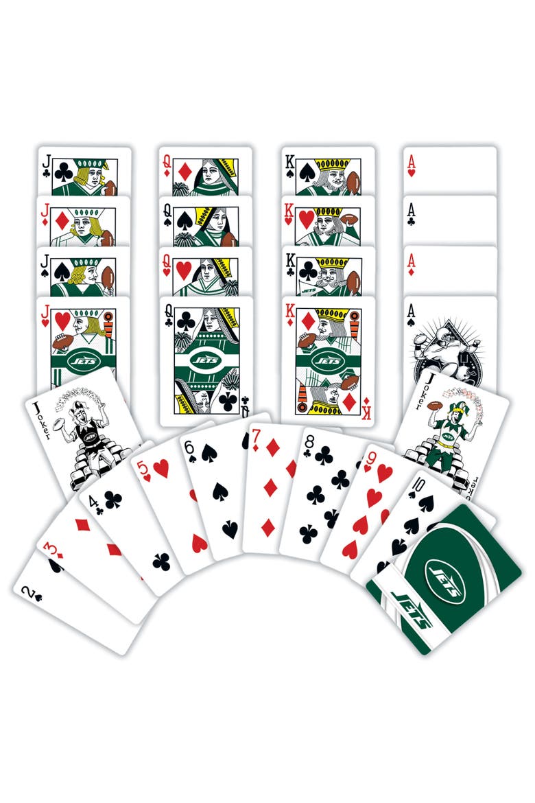 New York Jets Playing Cards, Alternate, color, Multicolor