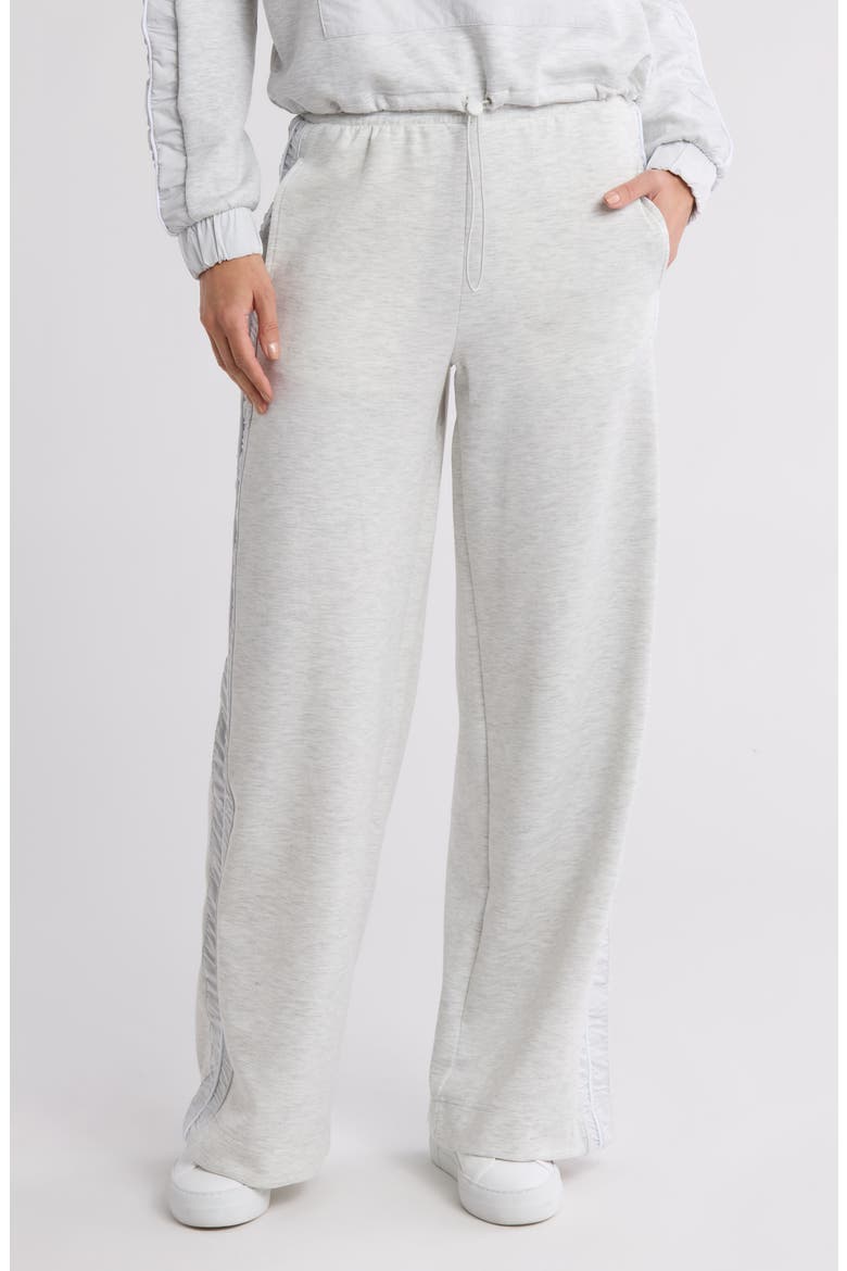 Divergent Scuba Wide Leg Pants, Main, color, HEATHER LIGHT GREY