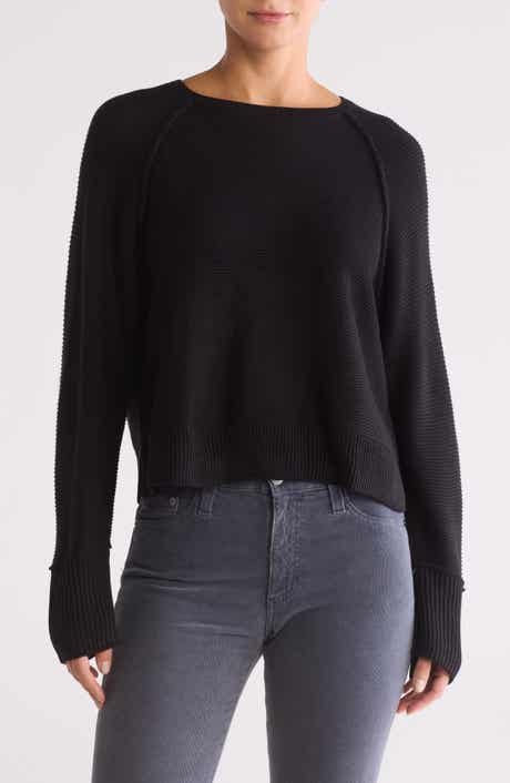 Adrianna Papell Exposed Seam Sweater