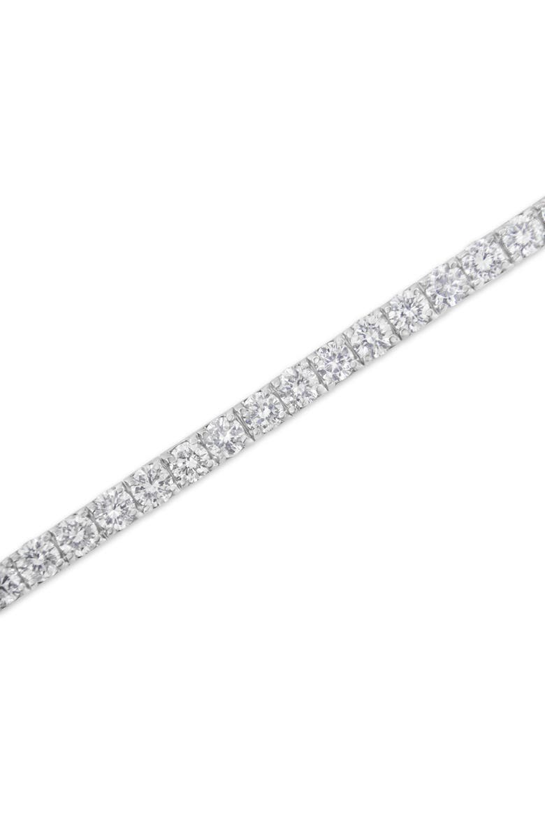 IGI Certified 5.0 Cttw Diamond 14K White Gold Tennis Bracelet, Alternate, color, White