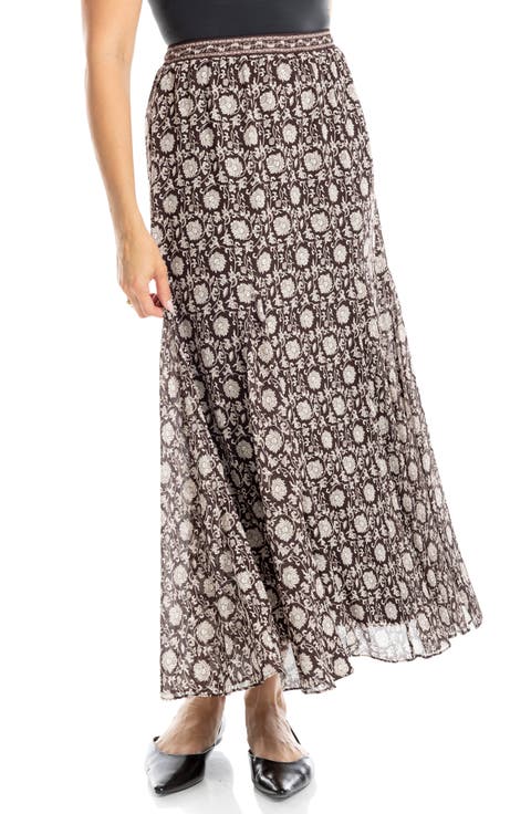 Georgette Godet Maxi Skirt