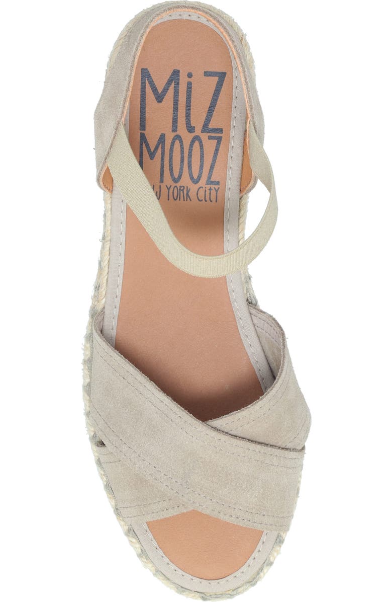 Miz Mooz Vena Espadrille Wedge, Alternate, color, Tan