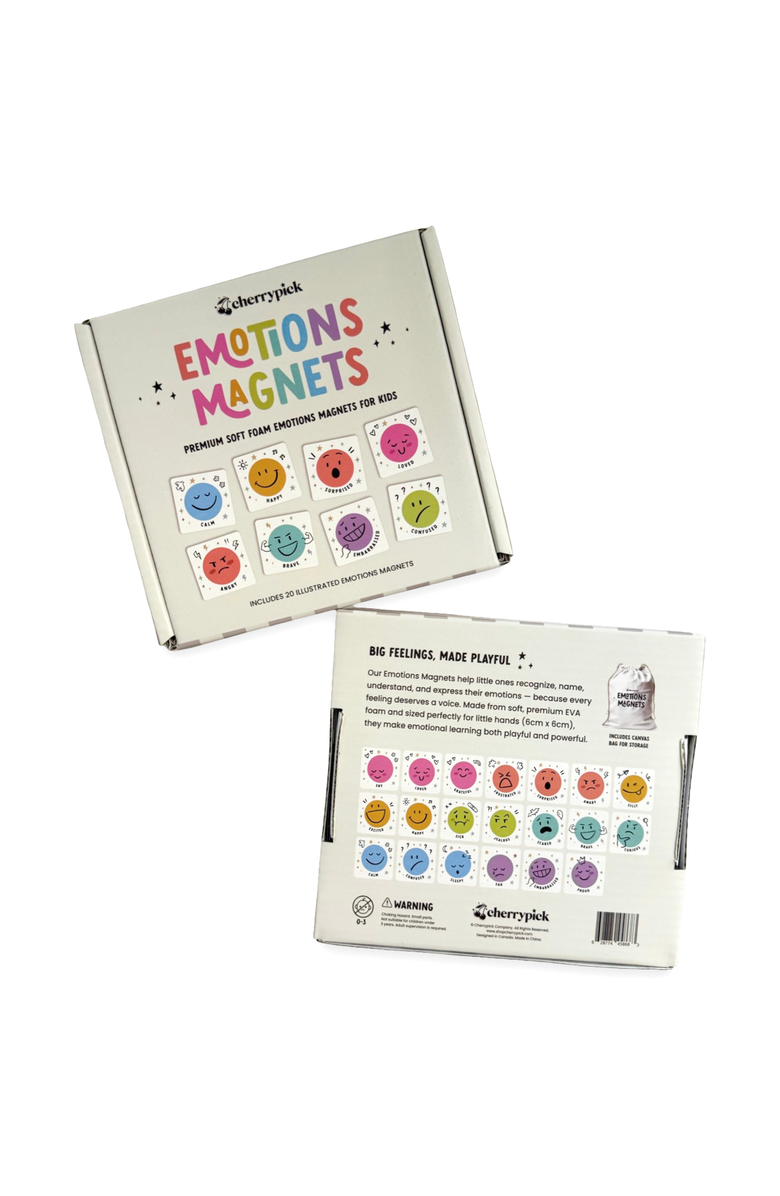 Cherrypick Emotions Soft Foam Magnets Set, Alternate, color, Multicolor