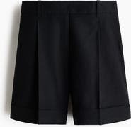 H&M Tailored Linen-blend Shorts