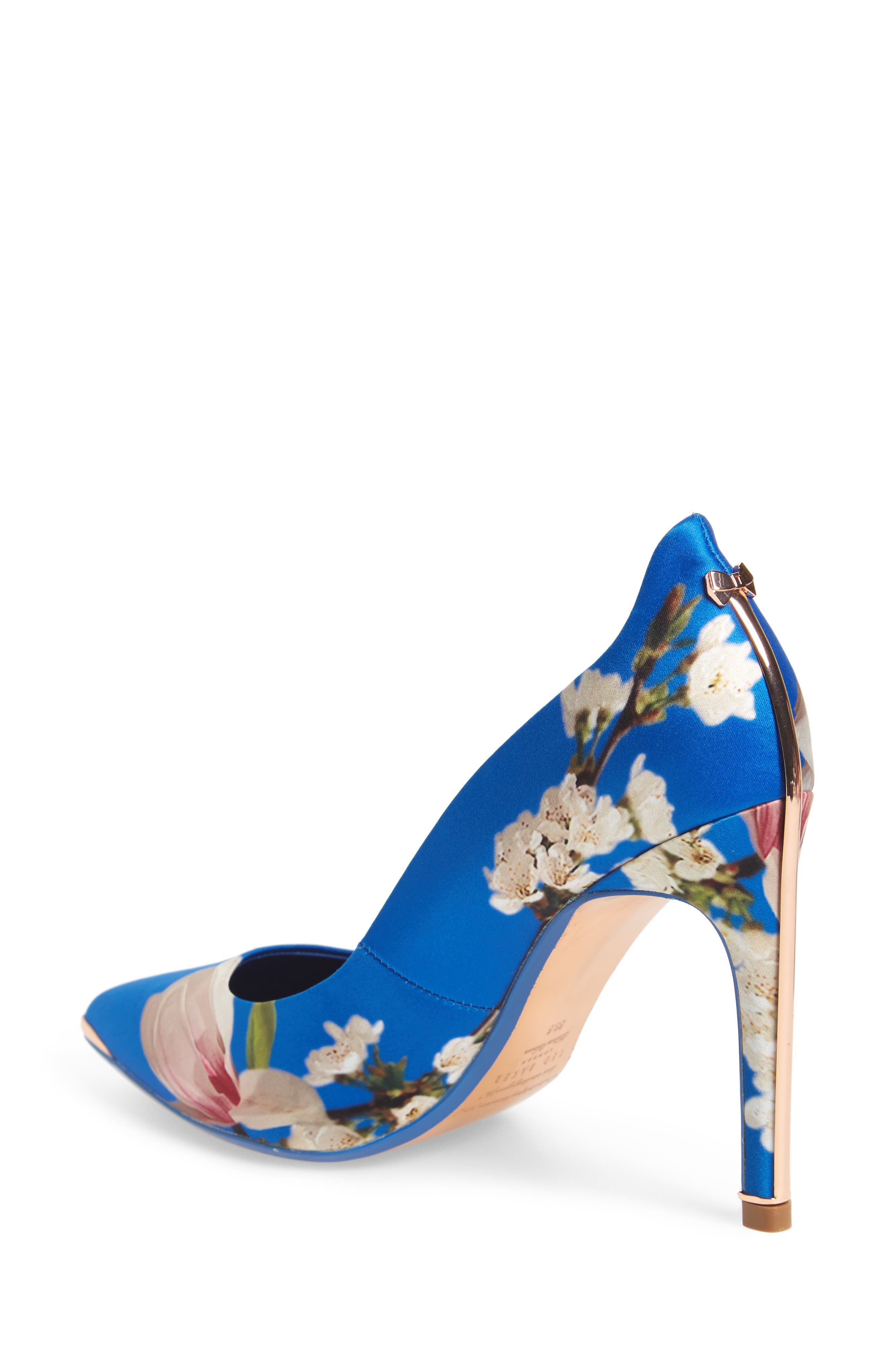 Hallden Pump, Alternate, color, BLUE HARMONY PRINT FABRIC