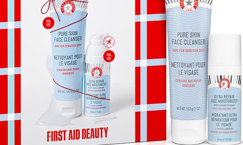 First Aid Beauty Clean & Soft Face Duo $52 Value In Transparent