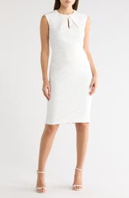 Calvin Klein Keyhole Sheath Dress