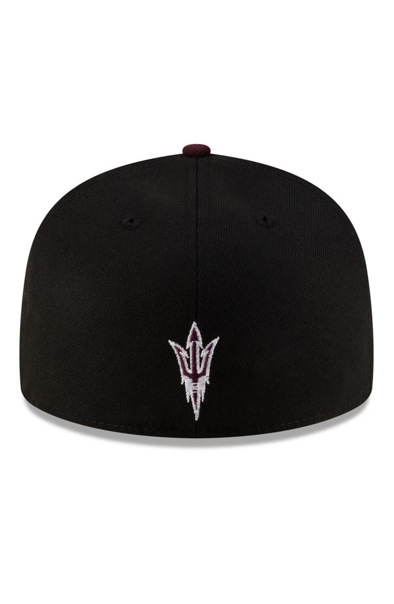 New Era Men's New Era Black/Maroon Arizona State Sun Devils On-Field 59FIFTY Fitted Hat, Alternate, color, 