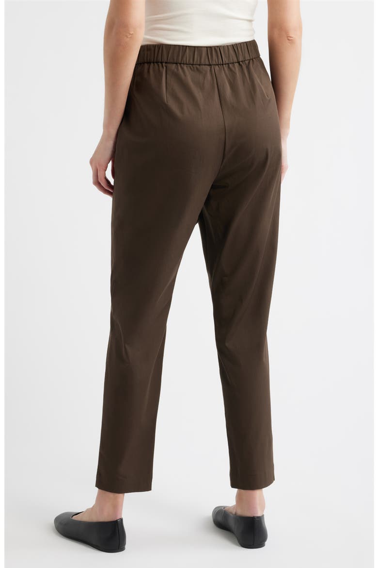 High Waist Slim Fit Ankle Pants, Alternate, color, WREN