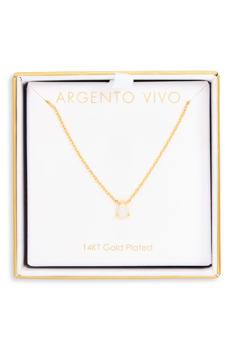 The Olivia Opal Necklace, Alternate, color, GOLD