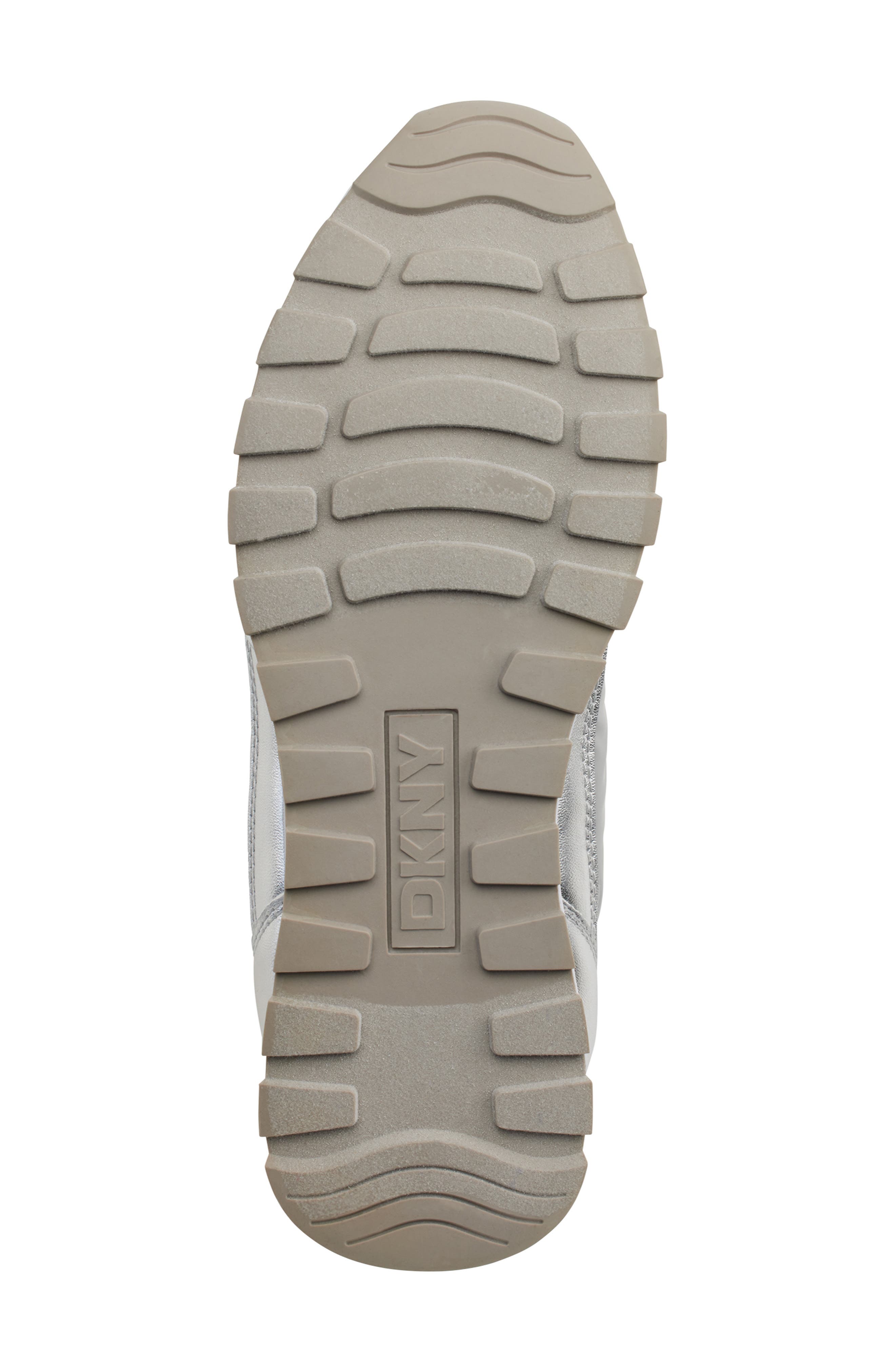 DKNY Metallic Sneaker, Alternate, color, 