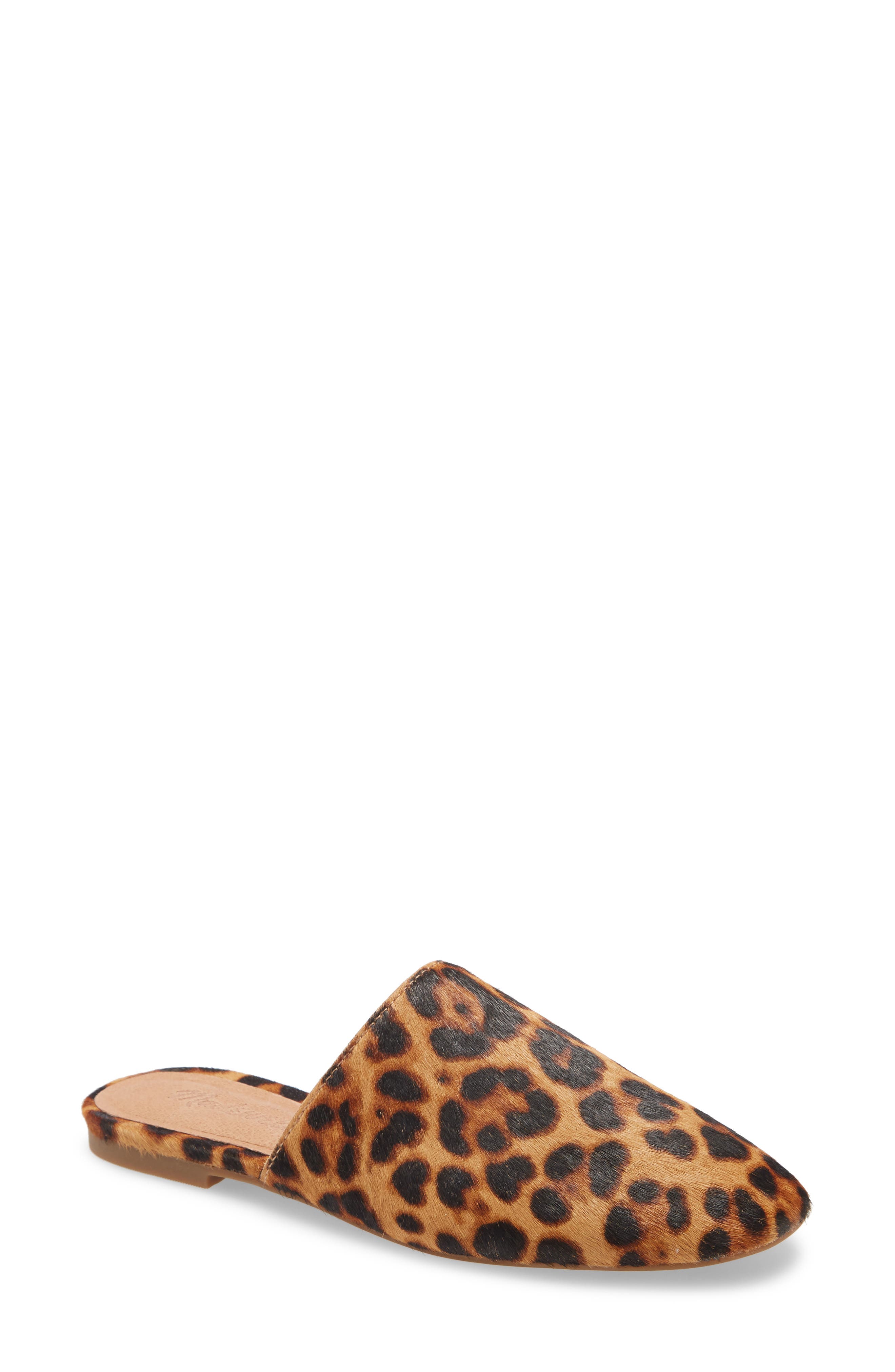 The Cory Mule, Main, color, LEOPARD CALF HAIR