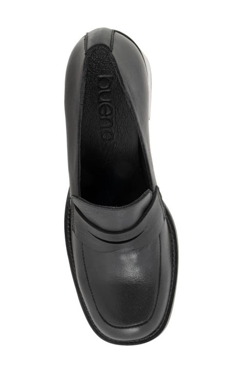Bueno Ruth Penny Loafer Pump In Black