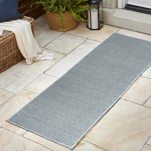 JONATHAN Y JONATHAN Y AARHUS HIGH-LOW MINIMALIST SCANDI STRIPED INDOOR/OUTDOOR AREA RUG 