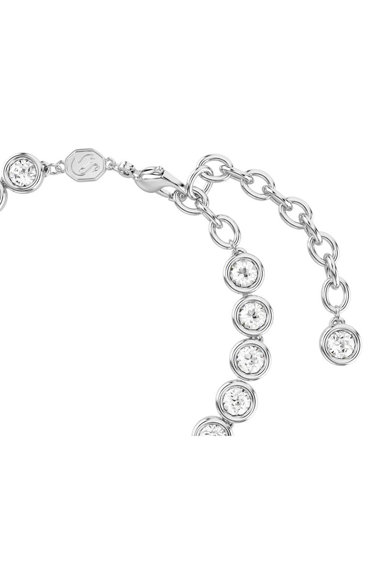 Swarovski Imber Crystal Tennis Bracelet, Alternate, color, White/ Silver